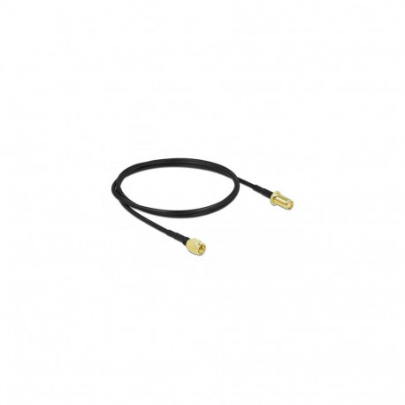 DeLOCK Antenna Cable SMA plug to SMA jack LMR/CFD100 0.9 m low loss