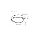 Activejet LED ceiling plafond AJE-KAMA 24W