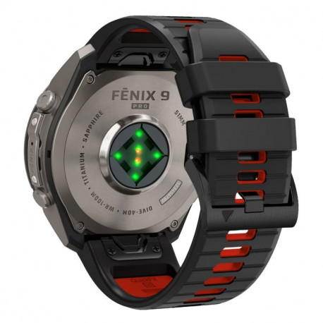 Tech-Protect kellarihm IconBand Pro Garmin fenix 47mm, must/punane