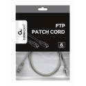 PATCH CABLE CAT6 FTP 1M/GREY PP6-1M GEMBIRD