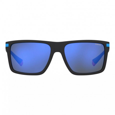 Sunglasses - Polaroid PLD 2098/S D51565X Black 5.6 cm Blue Polarized TAC Lenses 1.7 cm Bridge 14 cm 