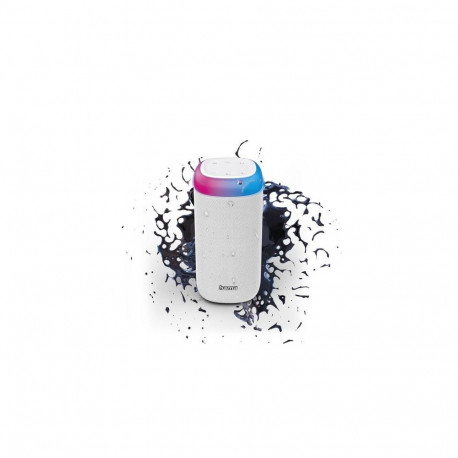 Hama Shine 2.0 Stereo portable speaker White 30 W