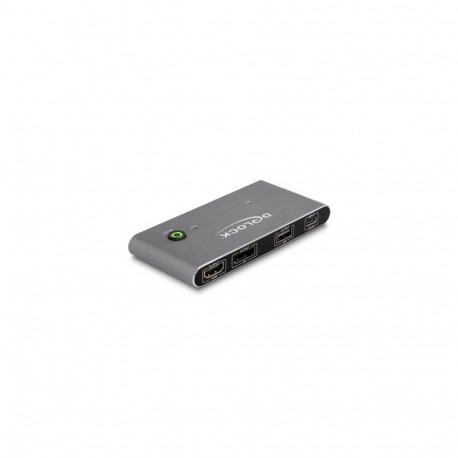 DeLOCK USB-C KVM Switch to HDMI and DisplayPort 8K MST with USB 2.0
