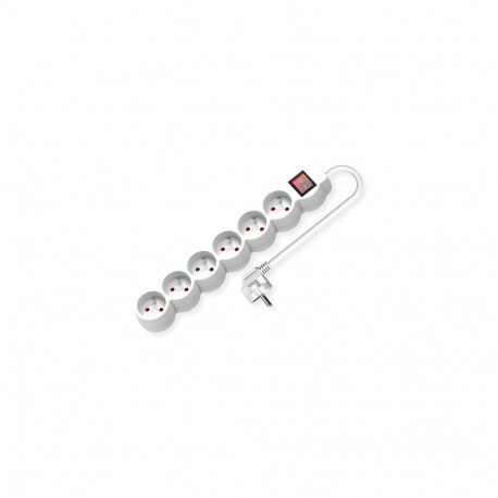 VALUE 19.99.0966 power extension 3 m 6 AC outlet(s) Indoor White