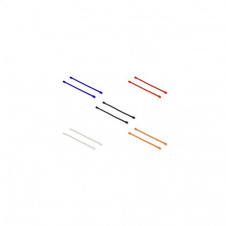 DeLOCK 018972 cable tie Black, Blue, Orange, Red, White 10 pc(s)