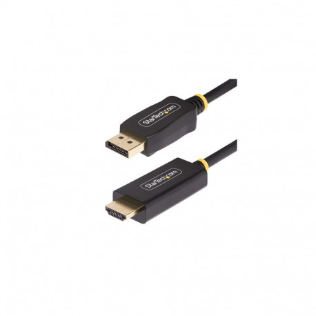 StarTech.com 2m DisplayPort to HDMI Adapter Cable, 4K 60Hz with HDR, DP to HDMI 2.0b, Active Video C