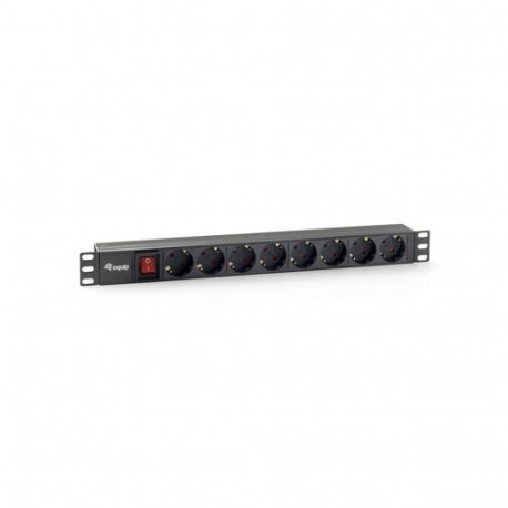 Equip 8-Outlet German Power Distribution Unit