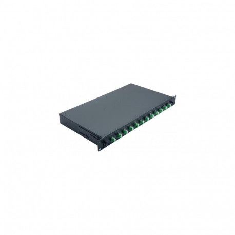 Helos 375553 rack cabinet 1U Black