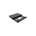 Helos 375557 rack cabinet 1U Black