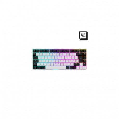 Sharkoon SKILLER SGK50 S3 keyboard Gaming USB QWERTY German White