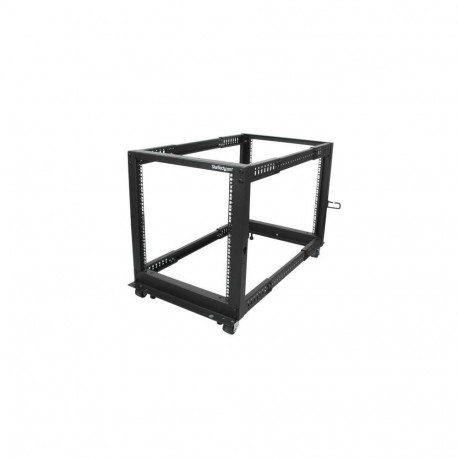 StarTech.com 12U 4-Post Server Rack, 19in Open Frame Rack with 40in (101cm) Mounting Depth and 1200l