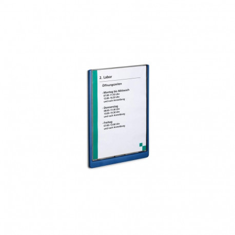 Durable 486707 sign holder/information stand A4 Plastic Blue