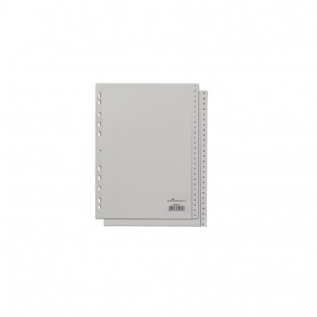 Durable 650410 tab index Numeric tab index Polypropylene (PP) Grey