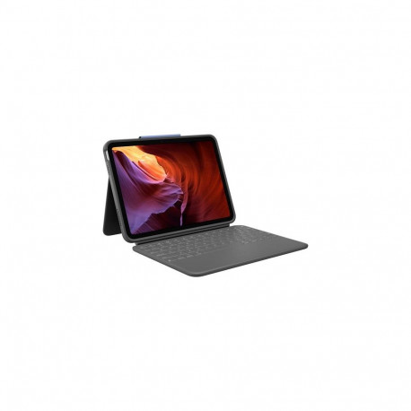 Logitech Rugged Folio QWERTZ Swiss Smart Connector Graphite