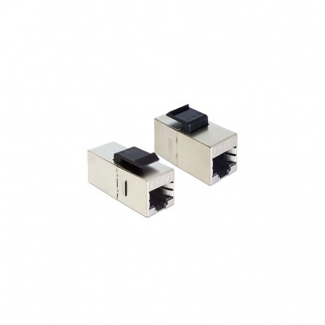 DeLOCK 86204 cable gender changer RJ45 Black, Silver
