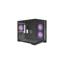 Zalman D30 Dual-Chamber Panoramic View Computer Case Mini Tower Black