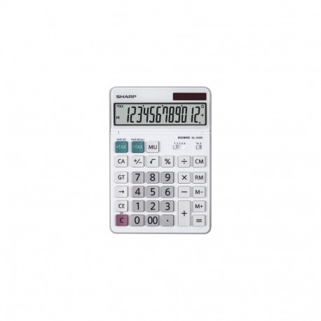 Sharp EL-340W calculator Desktop Display White
