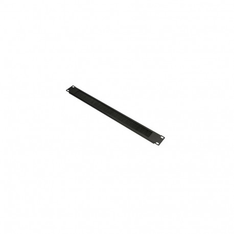 Extralink Cable organizer 1U with brush, black