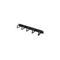 Extralink Cable organizer 1U, black