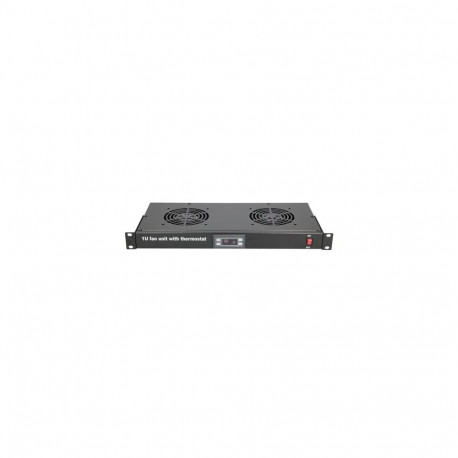 Extralink Fan panel 19", 2 fans, with thermostat