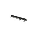 Extralink Cable organizer 1U with plastic rings