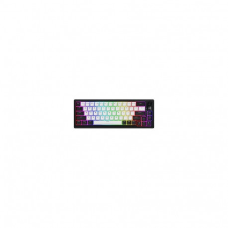 HATOR Skyfall 65 MAG Ultima 8K Wireless Gaming Keyboard, USB + RF Wireless + Bluetooth, Aurum Ice Ma