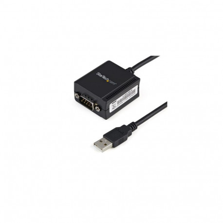 StarTech.com 6ft (1.8m) 1-Port FTDI USB to Serial RS232 Adapter Cable with COM Retention, USB to RS2