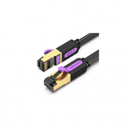 Vention Flat Cat.7 Patch Cable 10M Black