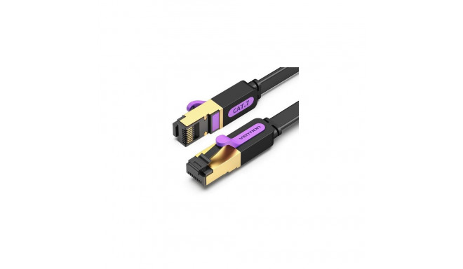 Vention Flat Cat.7 Patch Cable 10M Black