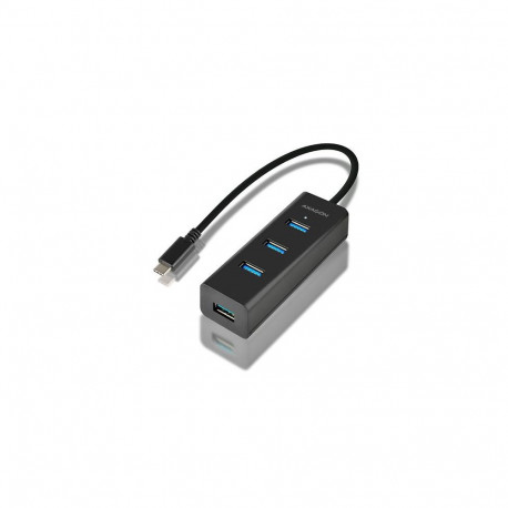 Axagon HUE-S2C interface hub USB 3.2 Gen 1 (3.1 Gen 1) Type-A 5000 Mbit/s Black