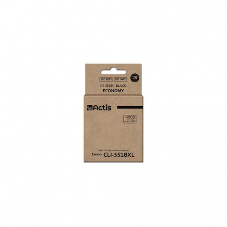 Actis KC-551Bk ink (replacement for Canon CLI-551Bk; Standard; 12 ml; black (with chip)