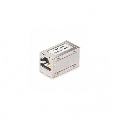StarTech.com Shielded RJ45 Coupler, Inline Cat6a Coupler, Female to Female (F/F) T568B Pinout, Shiel