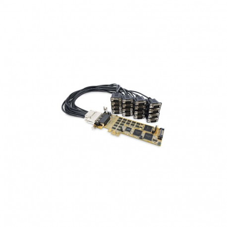 StarTech.com 16-Port Low-Profile Serial Card - RS232 - PCI Express - TAA