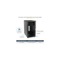 StarTech.com 25U Enterprise-Grade Flat Pack Server Rack Cabinet, 19in Enclosed 4-Post Rack with 29in