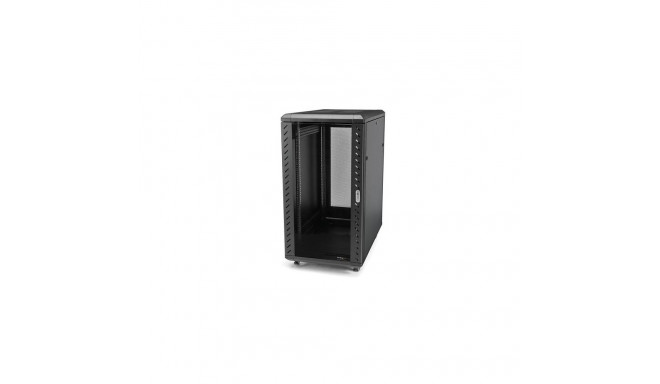 StarTech.com 18U Enterprise-Grade Flat Pack Server Rack Cabinet, 19in Enclosed 4-Post Rack with 29in