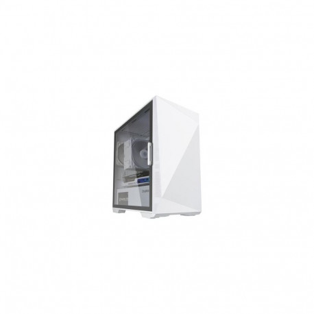 Zalman Z1 Iceberg White - mATX Mid Tower PC Case/Pre-installed fan 2 x 120mm in Mini Tower