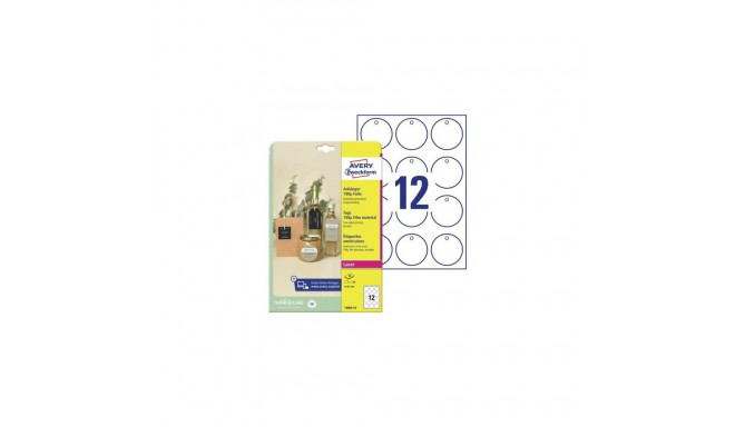 Avery Tags White Non-adhesive printer label