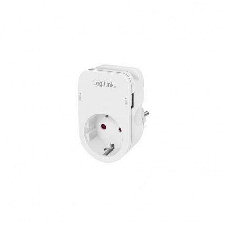 LogiLink PA0247 surge protector White 1 AC outlet(s) 230 V