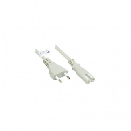 Alcasa P0370-GR018 power cable Grey 1.8 m Power plug type C C7 coupler