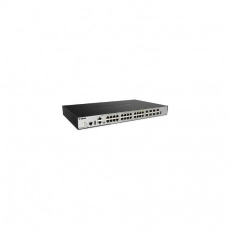 D-Link DGS-3630-28TC network switch Managed L3 Gigabit Ethernet (10/100/1000) 1U Black
