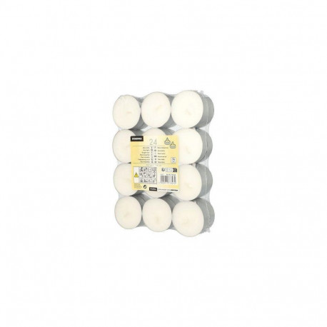 Papstar 90346 wax candle Round White 24 pc(s)