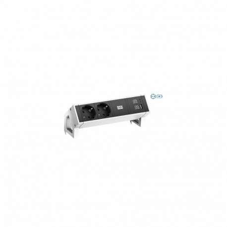 Bachmann Desk 2 power extension 2 AC outlet(s) Indoor Black, White