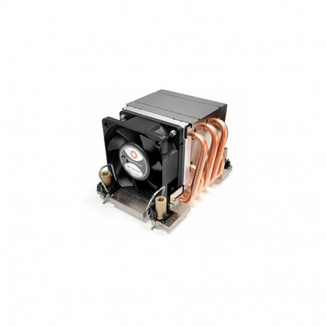 Inter-Tech N-11 Processor Cooler 6 cm Copper, Silver