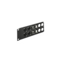DeLOCK 19″ D-Type Patch Panel 24 port 2U black