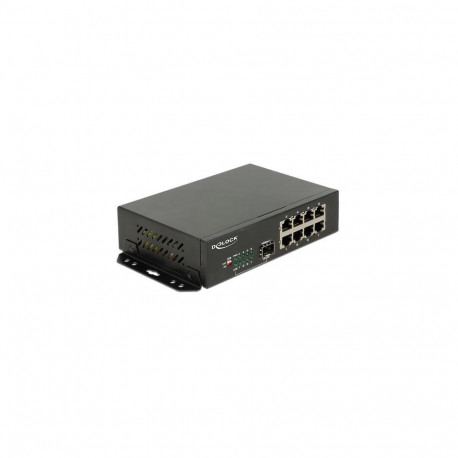 DeLOCK 87708 network switch Gigabit Ethernet (10/100/1000) Black
