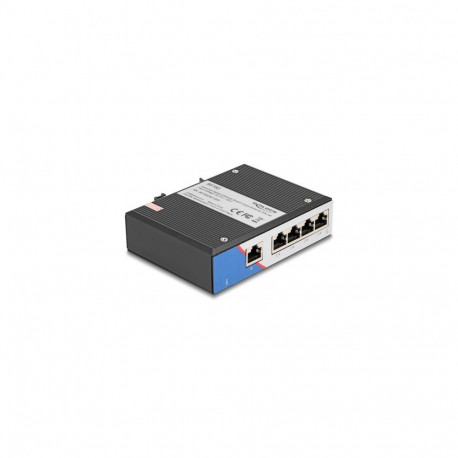 DeLOCK 80162 network switch Gigabit Ethernet (10/100/1000) DIN rail Black