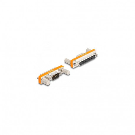 DeLOCK Adapter D-Sub 9 pin male with nuts to D-Sub 25 pin female with screws