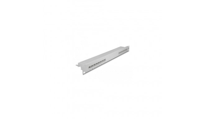 DeLOCK 19″ Patch Panel 16 port Cat.6A 1U grey