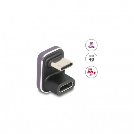 DeLOCK 60737 cable gender changer USB Type-C Violet