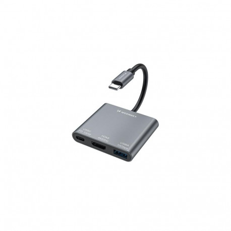 Wozinsky WHCH-01 USB 3.2 Gen 2 (3.1 Gen 2) Type-C 10000 Mbit/s Grey